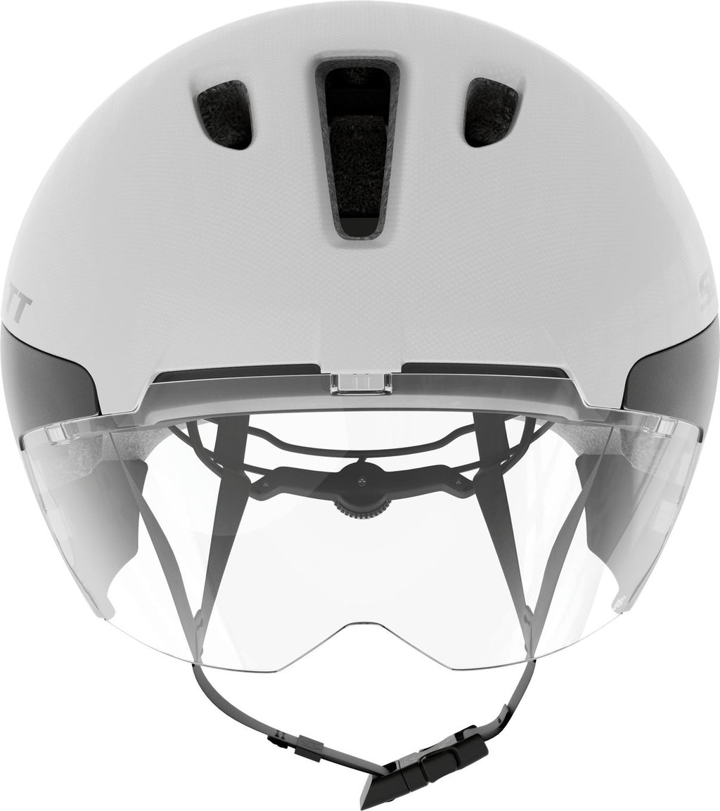 Casque Contre-la-Montre Scott Split Mips Blanc