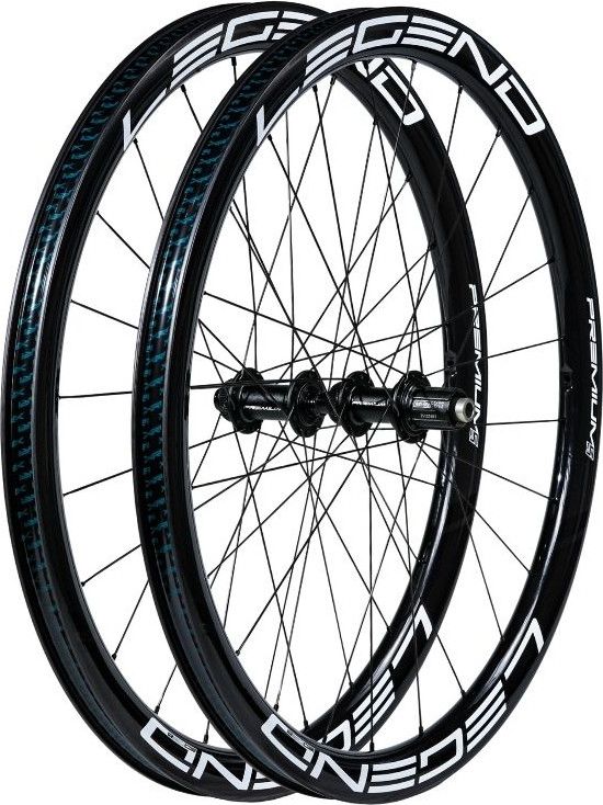 Paire de Roues Carbone 40P Premium 5 Route Allroad Disc 700mm / 12x100-12x142mm / Shimano-Sram /centerlock