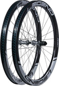 Paire de Roues Carbone 45P RS5 Route Disc R27 / 700mm / 12x100-12x142mm / centerlock /