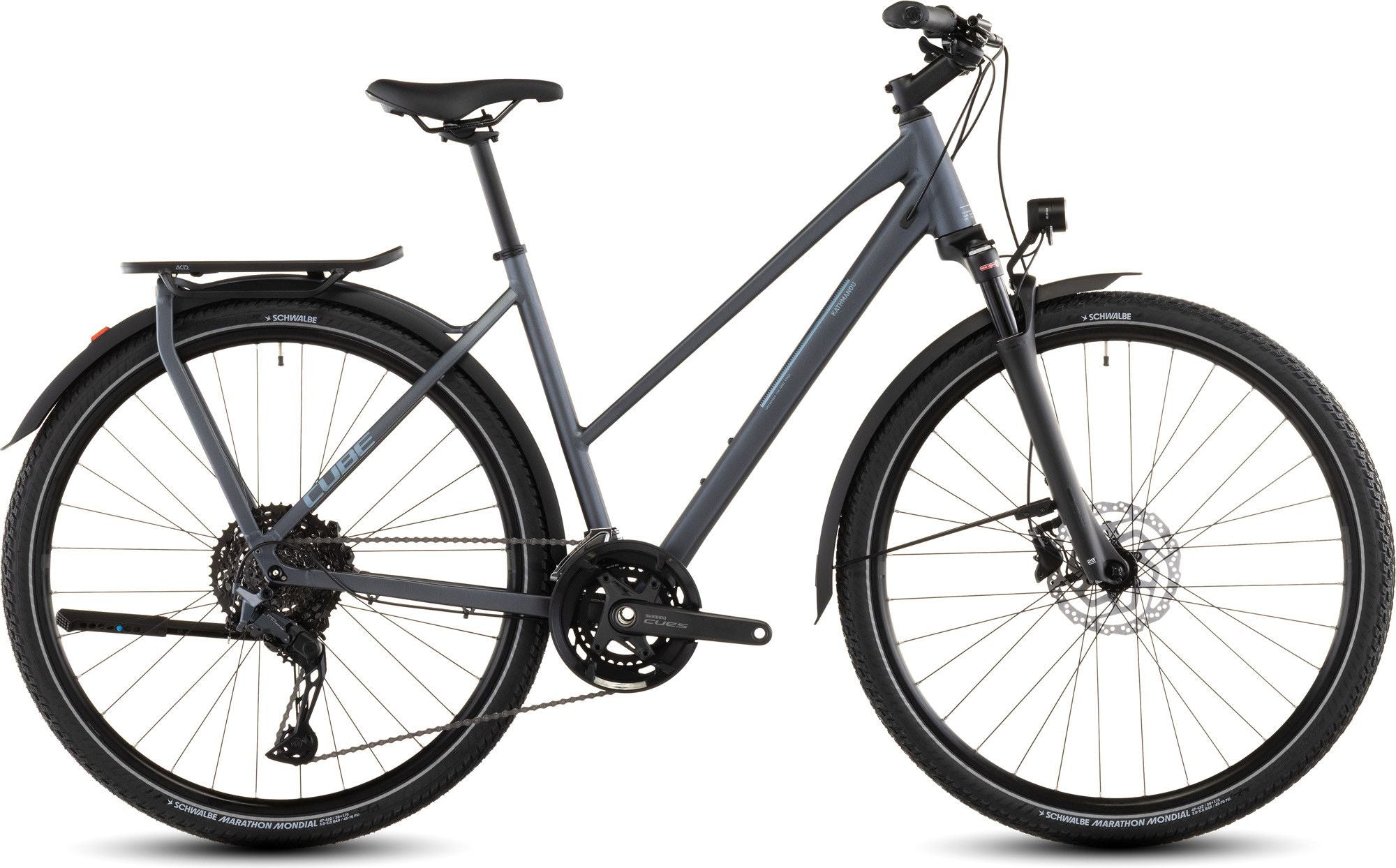 VTC Cube Kathmandu EXC Trapeze Shimano Cues 11V 700 mm Gris Metallic 2026