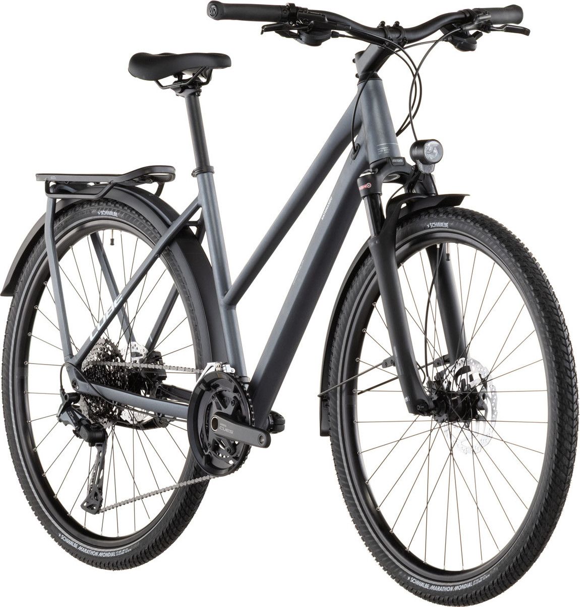 VTC Cube Kathmandu EXC Trapeze Shimano Cues 11V 700 mm Gris Metallic 2026