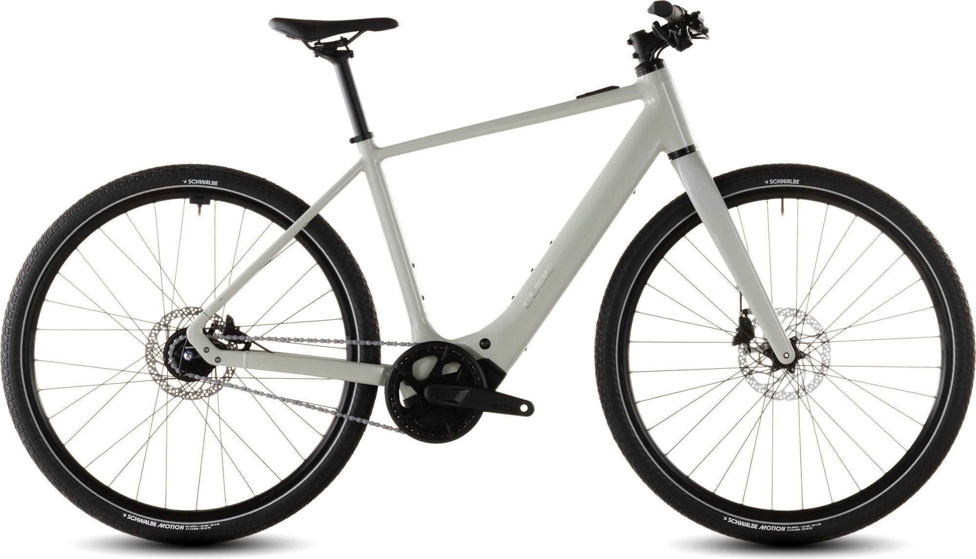 Vélo Fitness Électrique Cube Editor Hybrid SLX 400X Shimano Alfine 8V 400 Wh 700 mm Vert Beige Reed 2026