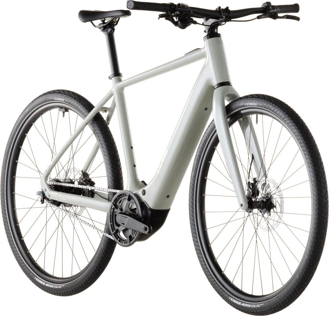 Vélo Fitness Électrique Cube Editor Hybrid SLX 400X Shimano Alfine 8V 400 Wh 700 mm Vert Beige Reed 2026