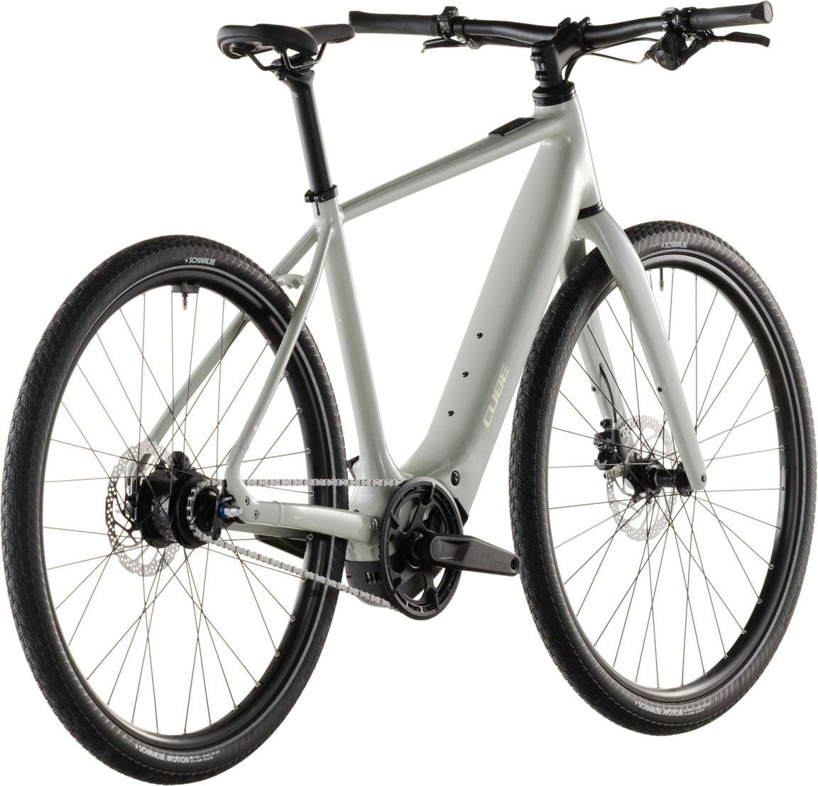 Vélo Fitness Électrique Cube Editor Hybrid SLX 400X Shimano Alfine 8V 400 Wh 700 mm Vert Beige Reed 2026