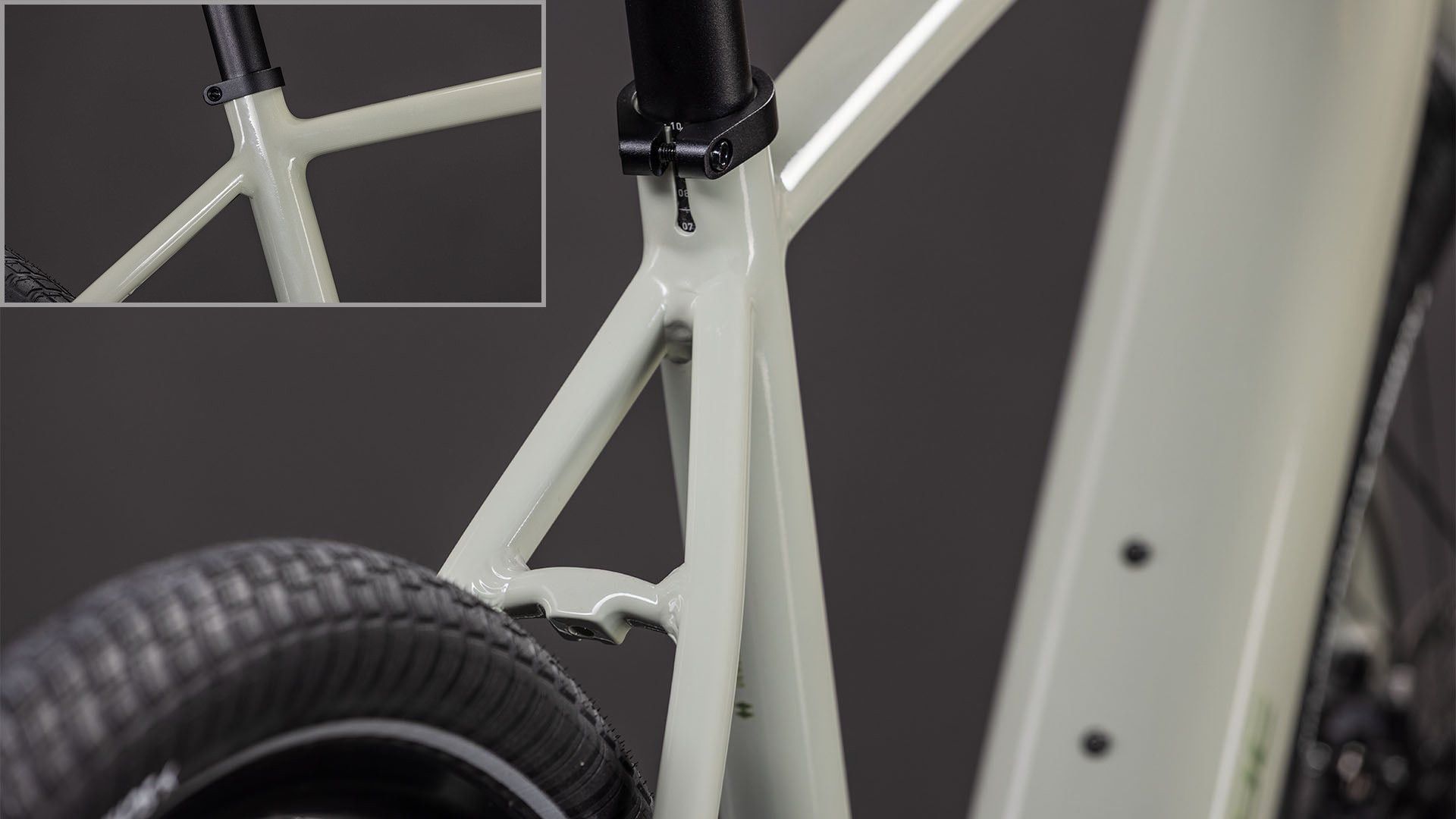 Vélo Fitness Électrique Cube Editor Hybrid SLX 400X Shimano Alfine 8V 400 Wh 700 mm Vert Beige Reed 2026