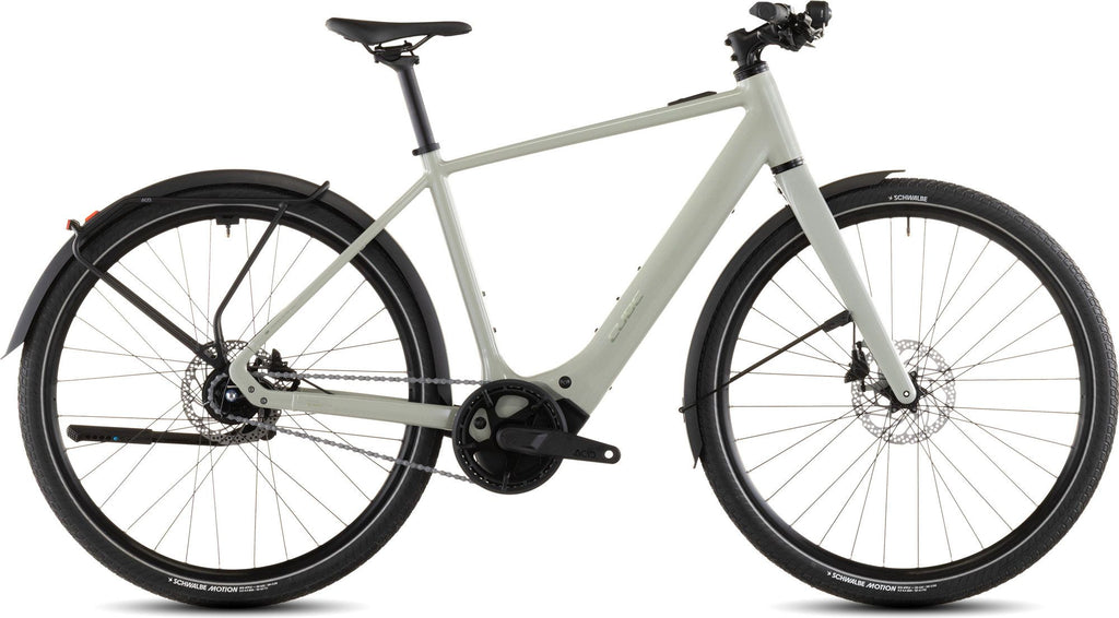 Vélo Fitness Électrique Cube Editor Hybrid SLX 400X FE Shimano Alfine 8V 400 Wh 700 mm Vert Beige Reed 2026