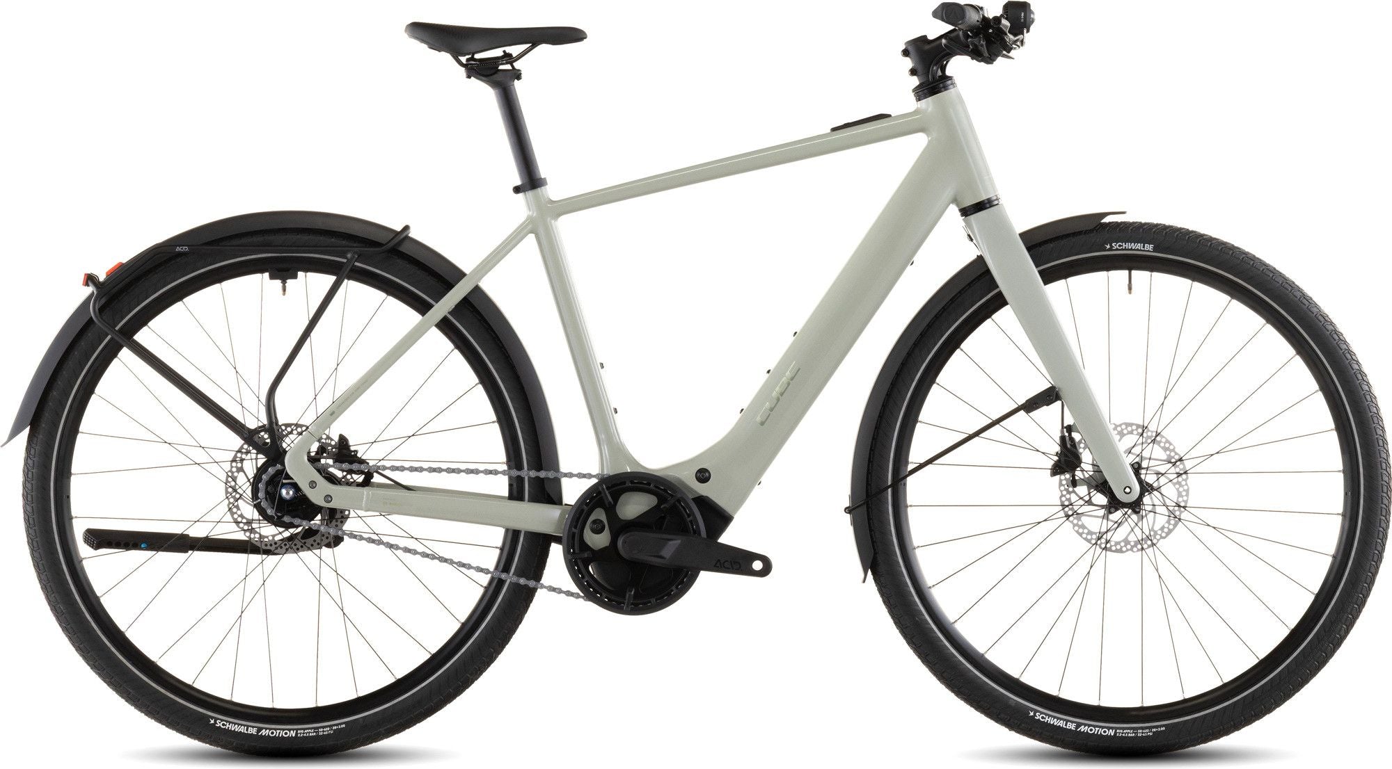 Vélo Fitness Électrique Cube Editor Hybrid SLX 400X FE Shimano Alfine 8V 400 Wh 700 mm Vert Beige Reed 2026