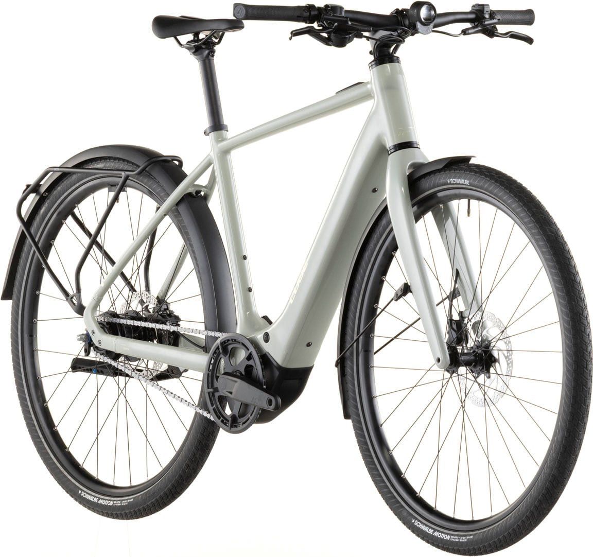 Vélo Fitness Électrique Cube Editor Hybrid SLX 400X FE Shimano Alfine 8V 400 Wh 700 mm Vert Beige Reed 2026