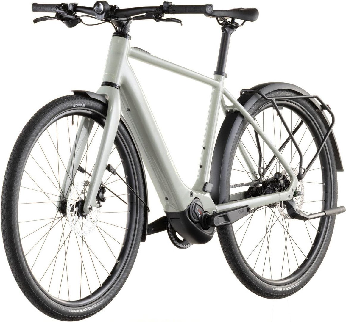 Vélo Fitness Électrique Cube Editor Hybrid SLX 400X FE Shimano Alfine 8V 400 Wh 700 mm Vert Beige Reed 2026