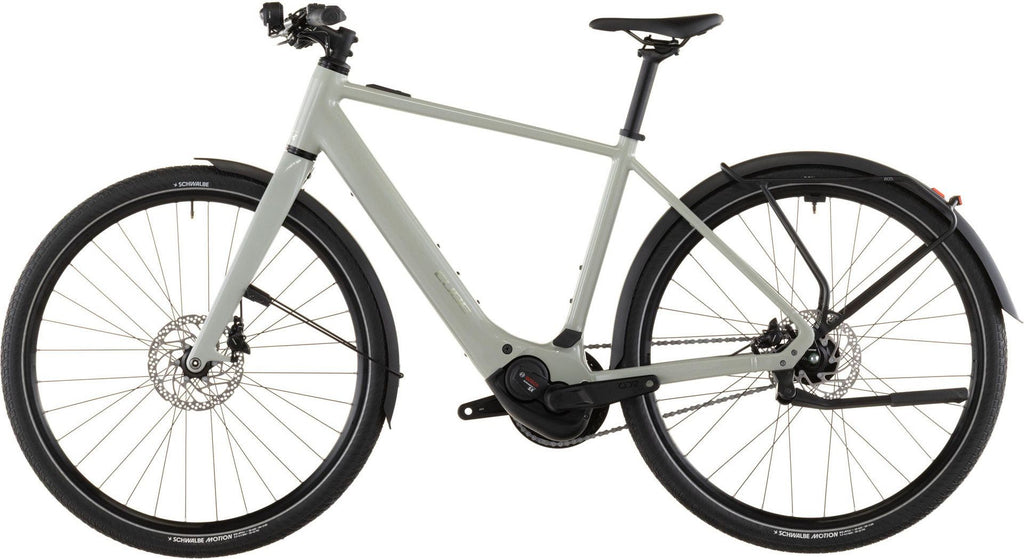 Vélo Fitness Électrique Cube Editor Hybrid SLX 400X FE Shimano Alfine 8V 400 Wh 700 mm Vert Beige Reed 2026