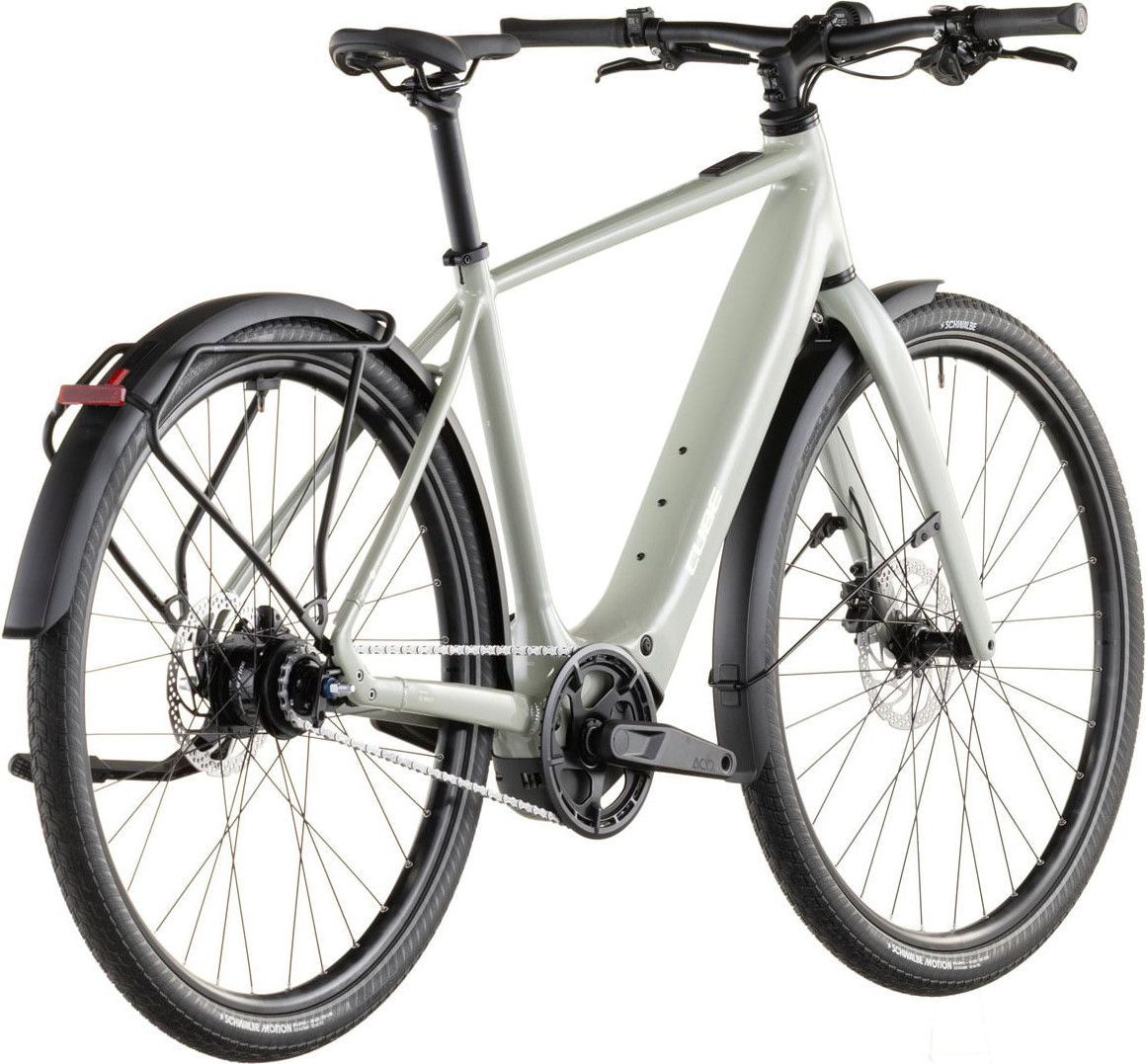 Vélo Fitness Électrique Cube Editor Hybrid SLX 400X FE Shimano Alfine 8V 400 Wh 700 mm Vert Beige Reed 2026