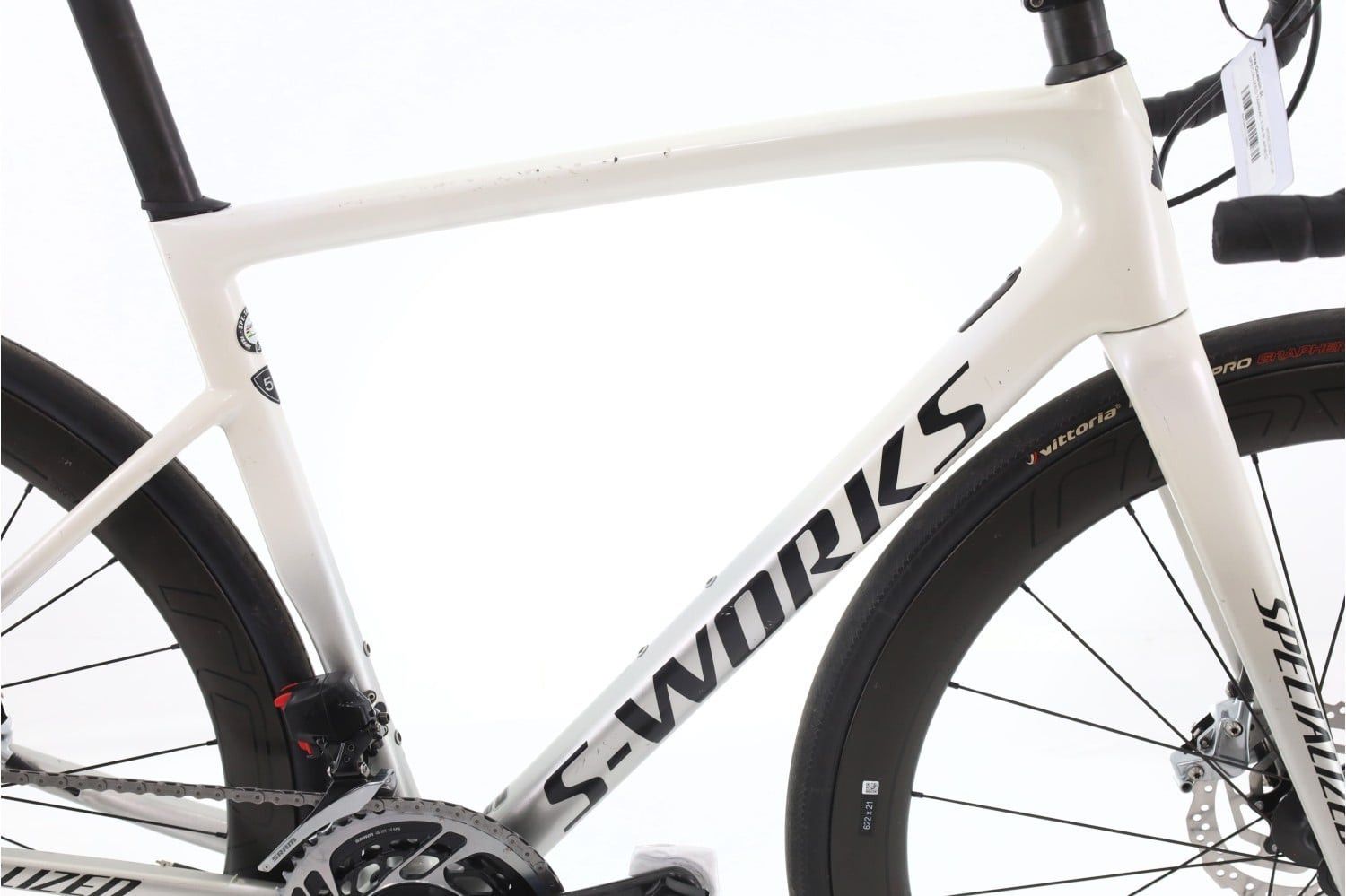 Produit reconditionné · Specialized Tarmac S-Works AXS 12V · Blanc / Vélo de route | Très bon état