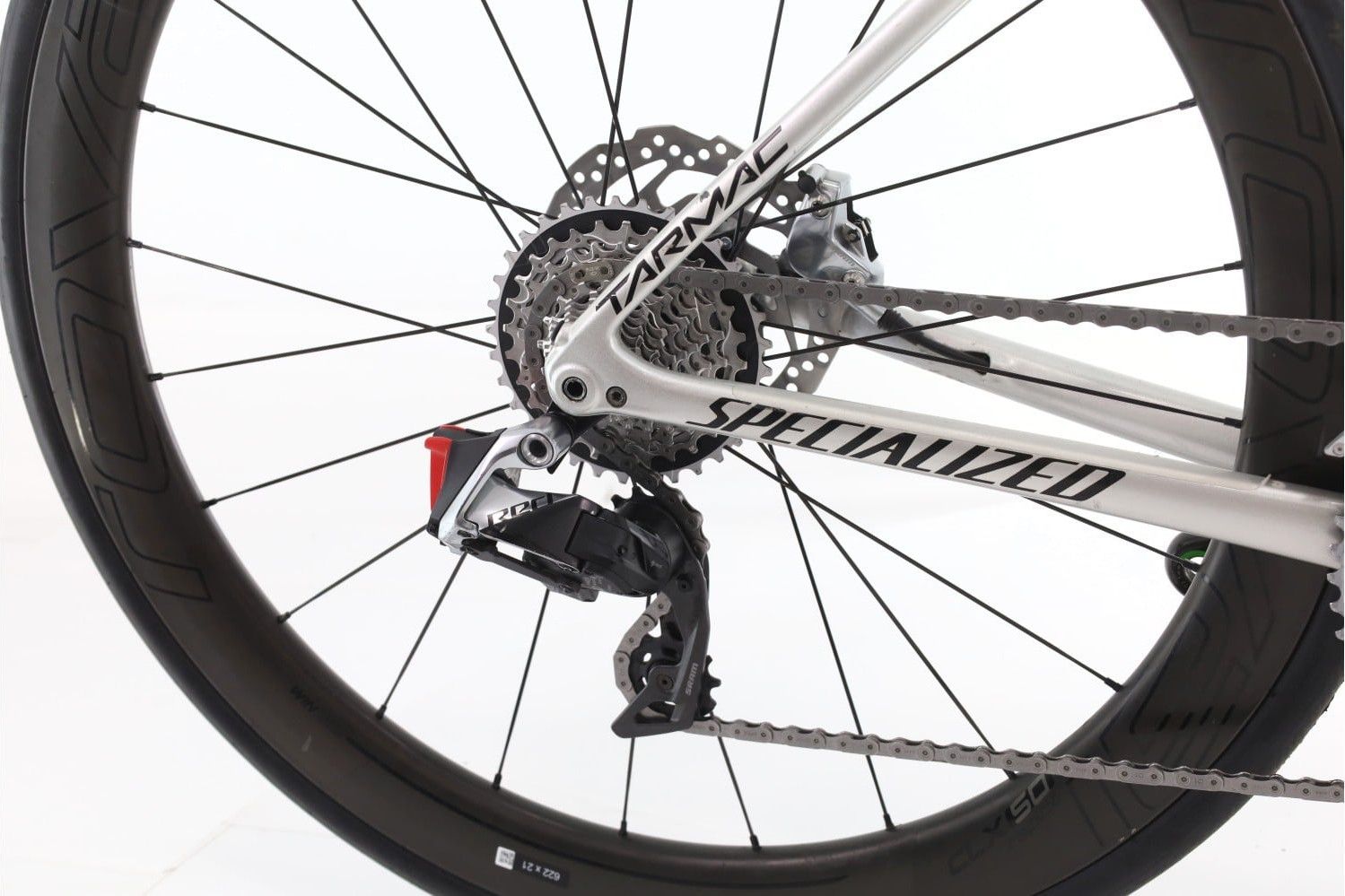 Produit reconditionné · Specialized Tarmac S-Works AXS 12V · Blanc / Vélo de route | Très bon état