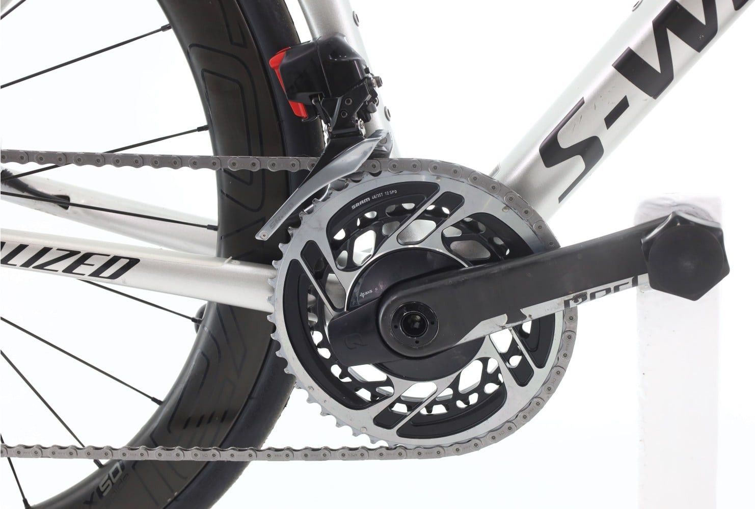 Produit reconditionné · Specialized Tarmac S-Works AXS 12V · Blanc / Vélo de route | Très bon état