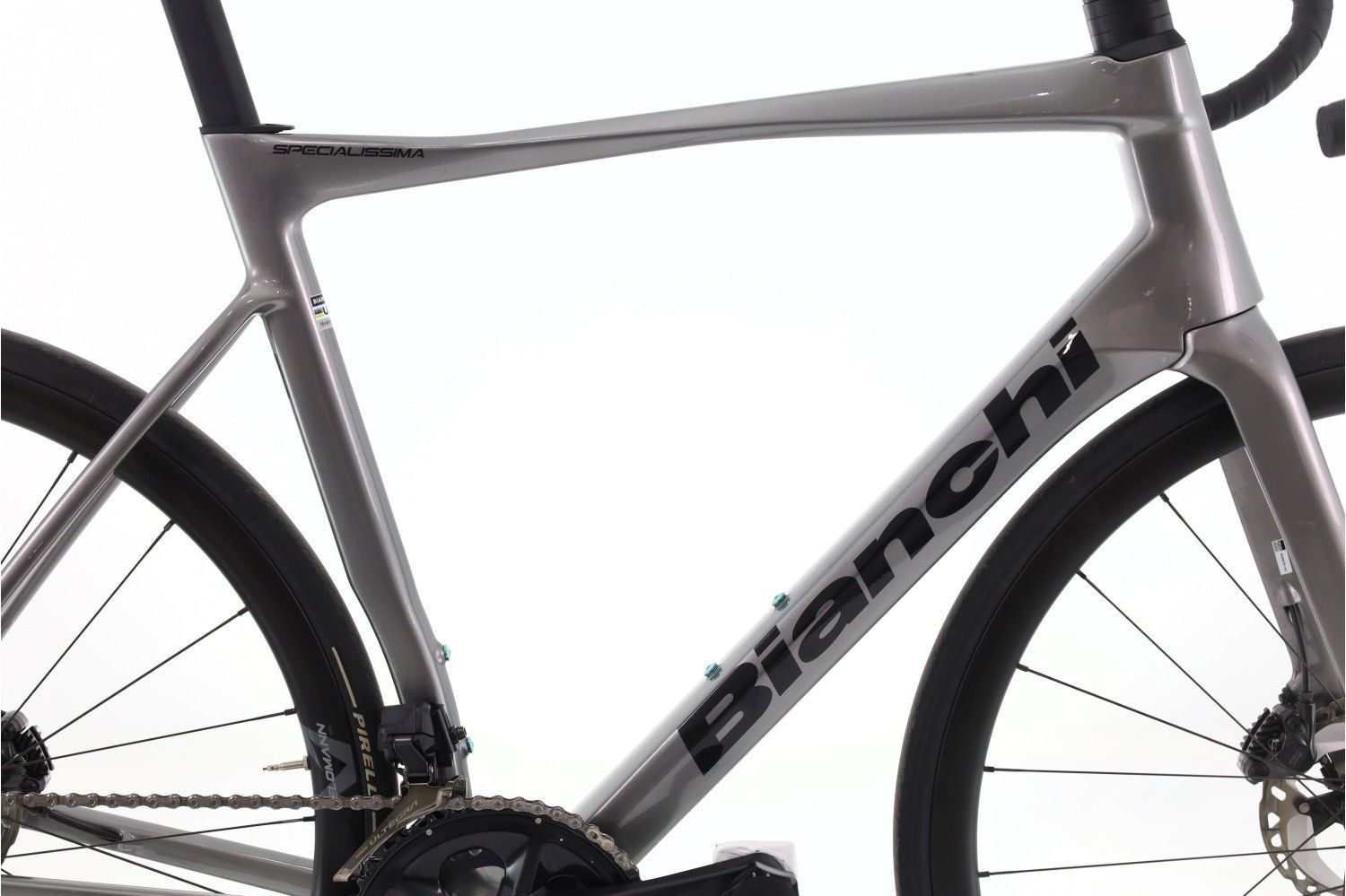 Produit reconditionné · Bianchi Specialissima Di2 12V · Gris / Vélo de route | Très bon état