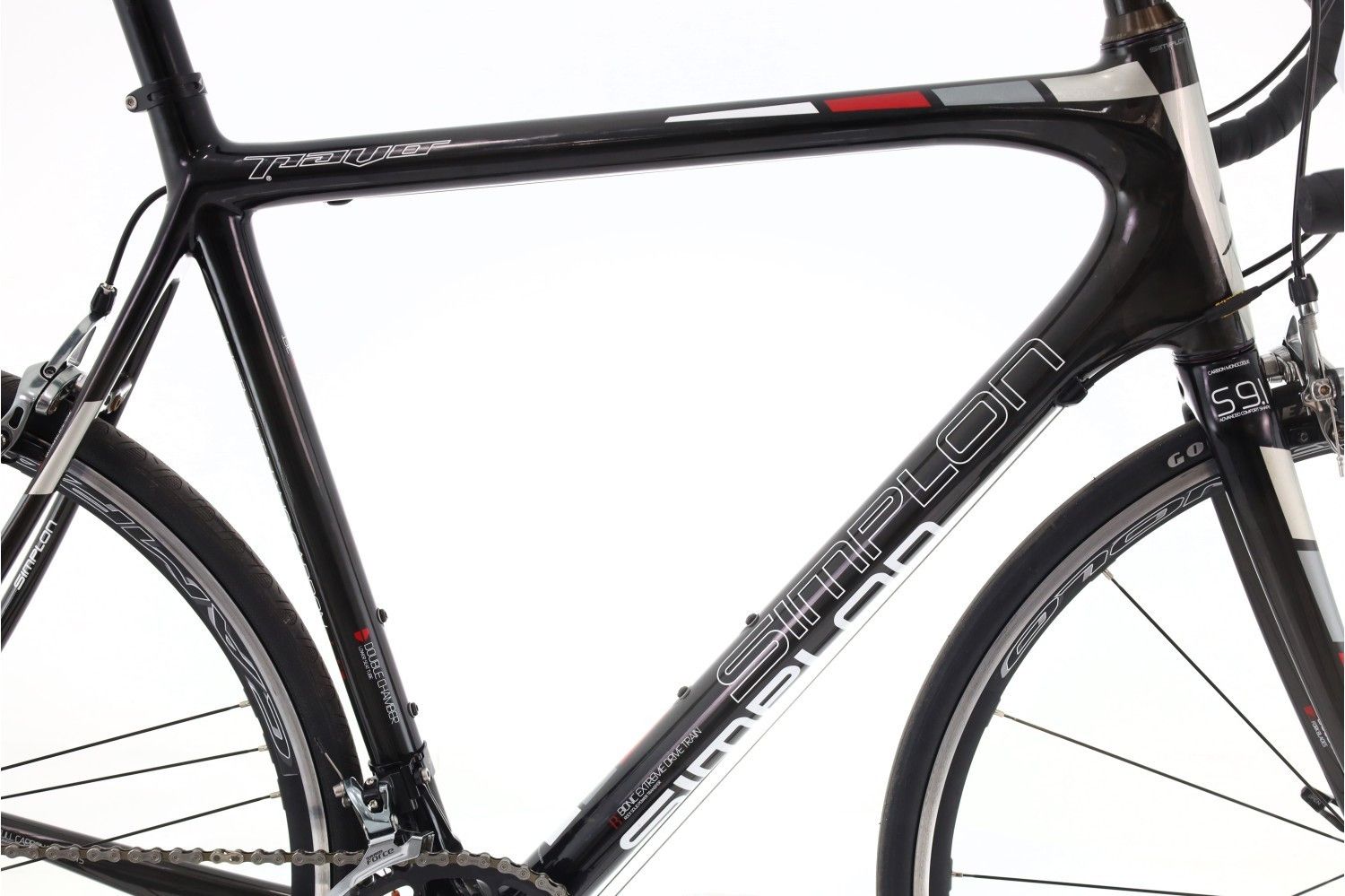 Produit reconditionné · Simplon Pavo · Noir / Vélo de route | Très bon état