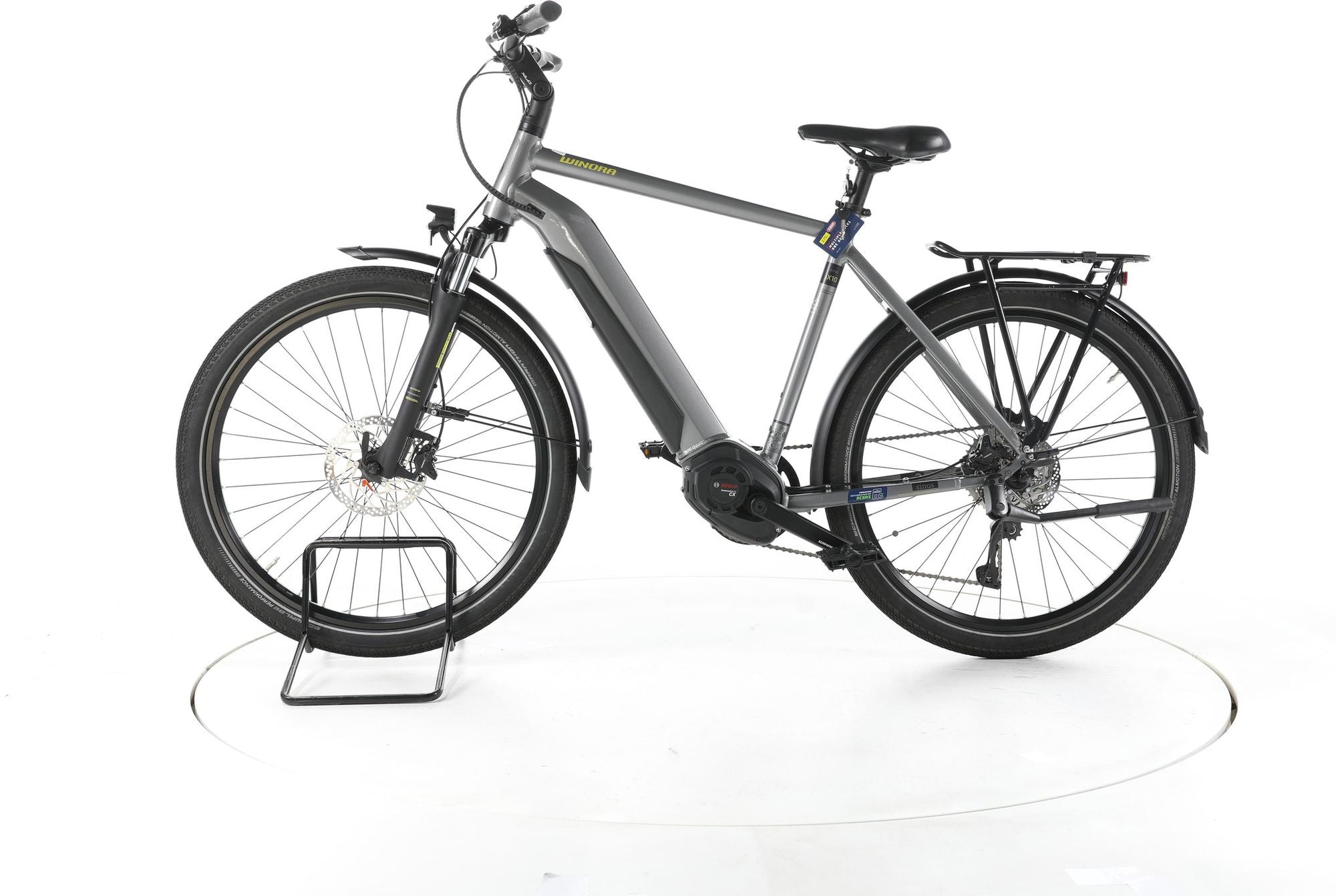Produit reconditionné - Winora Sinus iX10 Trekking E-Bike - Très Bon Etat