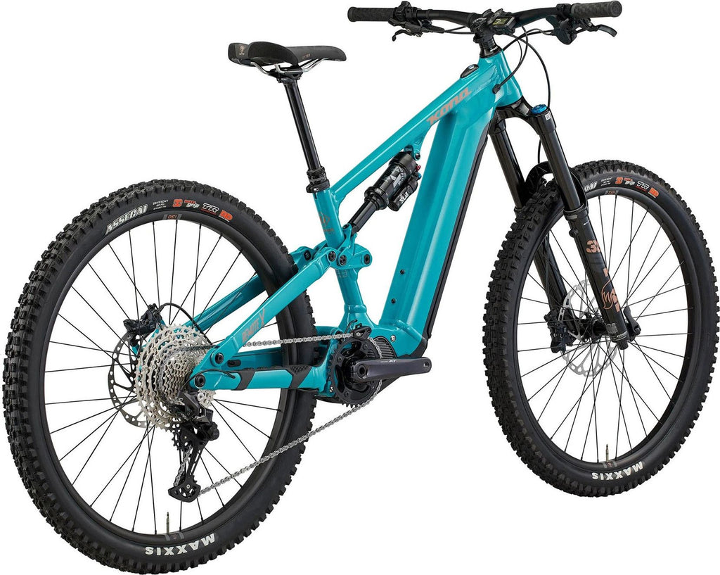 VTT Électrique Tout-Suspendu Kona Remote X Shimano 12V 612 Wh Shimano 85 Nm 29'' Turquoise Viridian