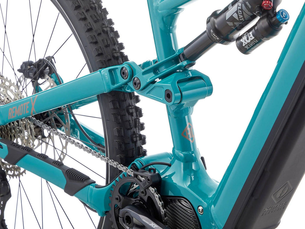 VTT Électrique Tout-Suspendu Kona Remote X Shimano 12V 612 Wh Shimano 85 Nm 29'' Turquoise Viridian