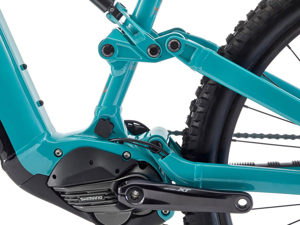 VTT Électrique Tout-Suspendu Kona Remote X Shimano 12V 612 Wh Shimano 85 Nm 29'' Turquoise Viridian