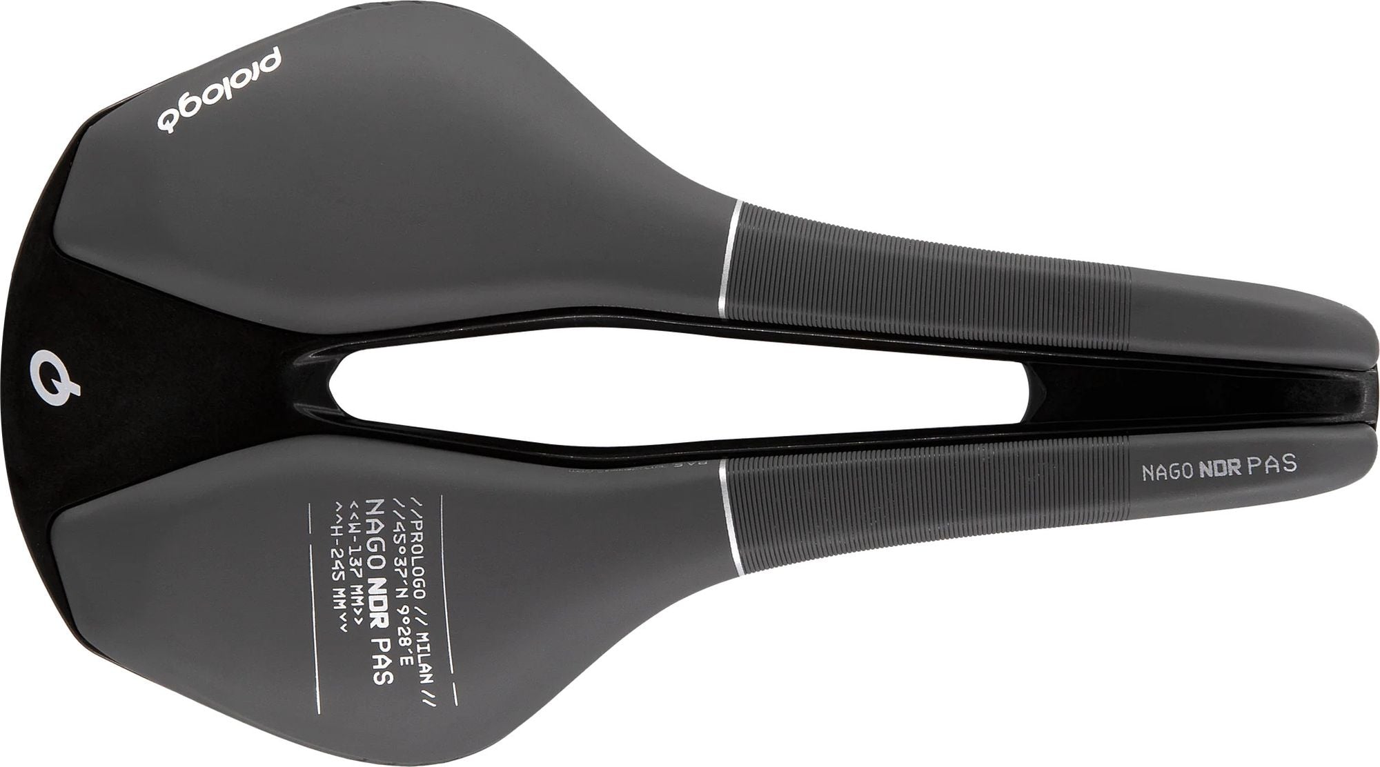 Selle Prologo Nago NDR PAS Nack Anthracite