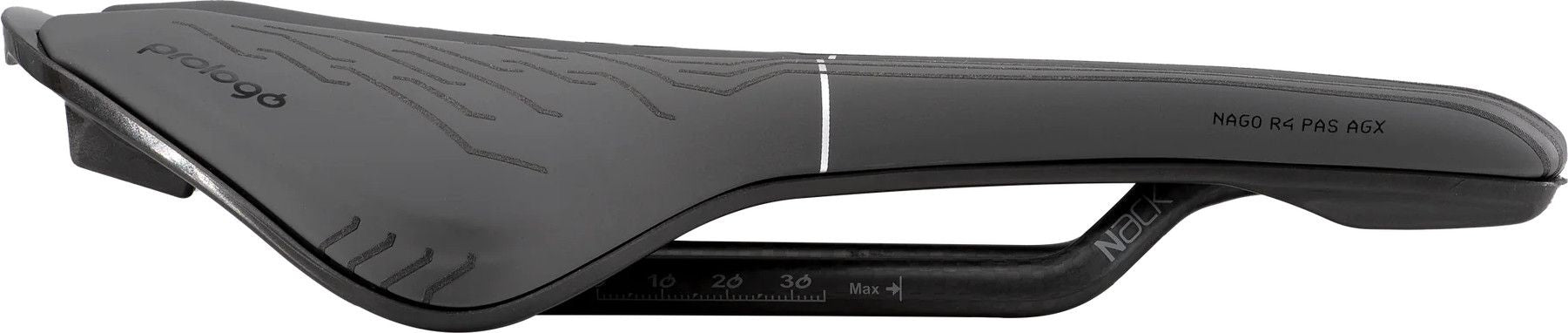 Selle Prologo Nago R4 PAS AGX Nack Slide Control Gris Anthracite