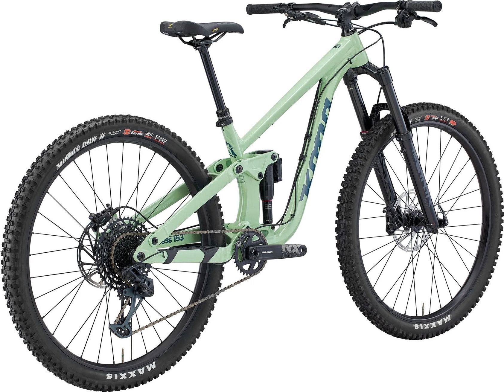 VTT Tout-Suspendu Kona Process 153 DL Sram 12V 29'' Vert Jade