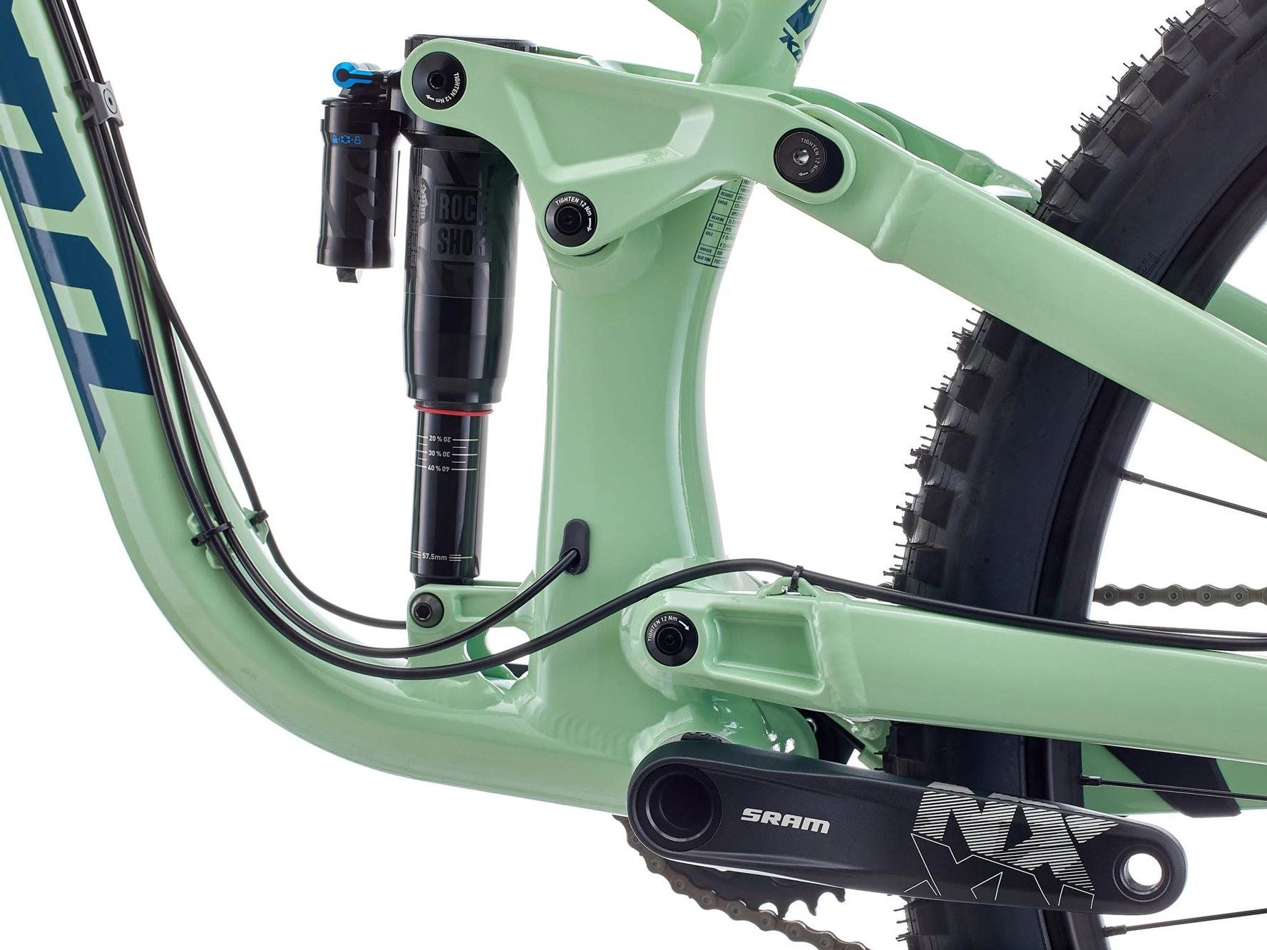 VTT Tout-Suspendu Kona Process 153 DL Sram 12V 29'' Vert Jade
