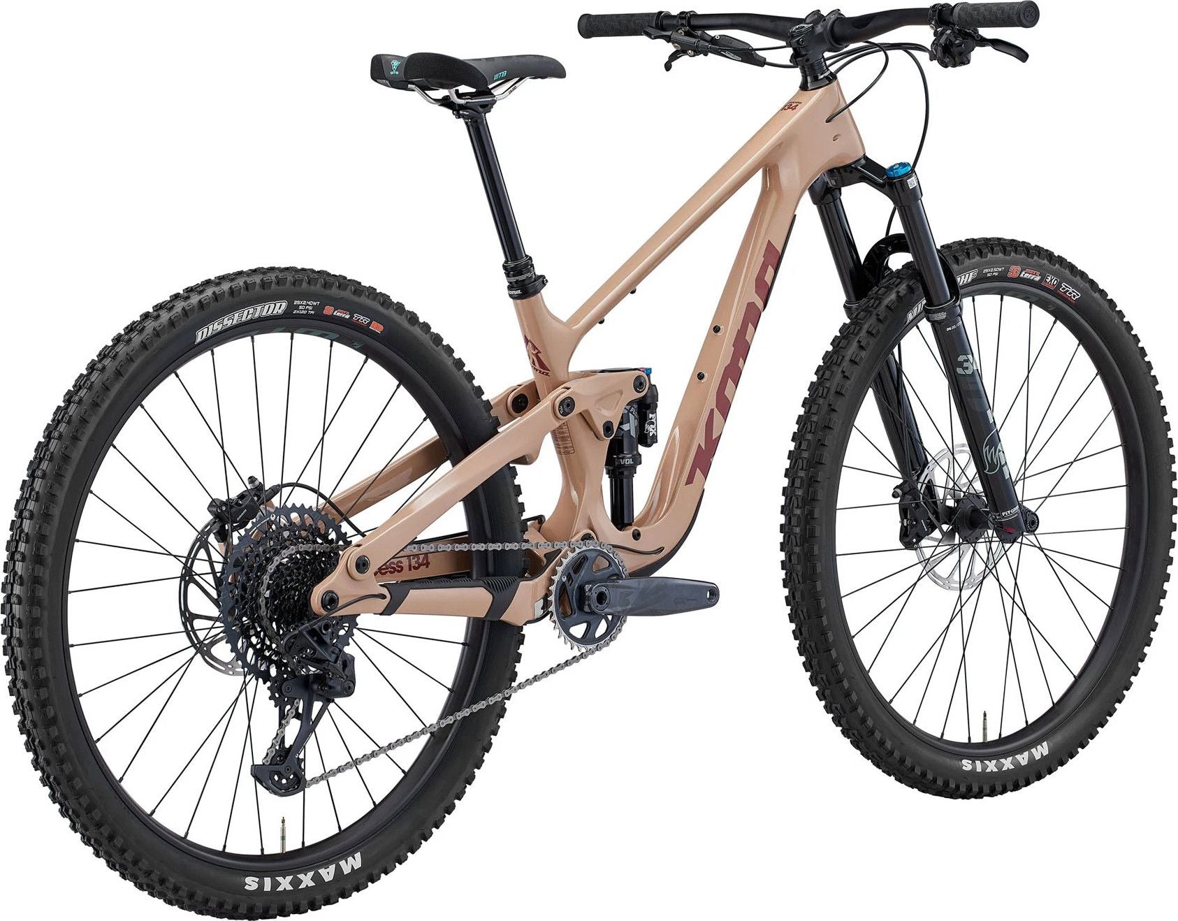 VTT Tout-Suspendu Kona Process 134 CR Sram 12V 29'' Marron Toffee