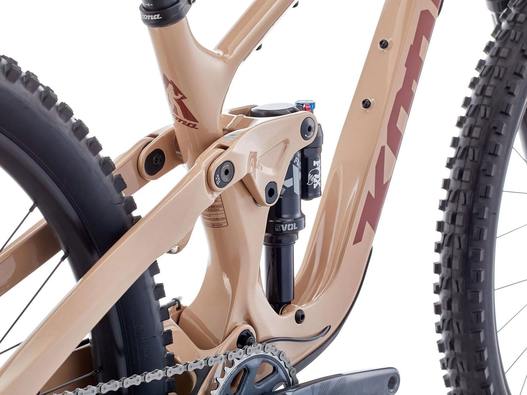 VTT Tout-Suspendu Kona Process 134 CR Sram 12V 29'' Marron Toffee