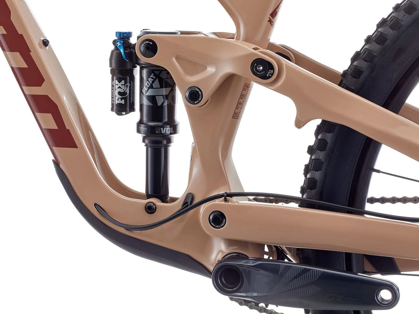 VTT Tout-Suspendu Kona Process 134 CR Sram 12V 29'' Marron Toffee