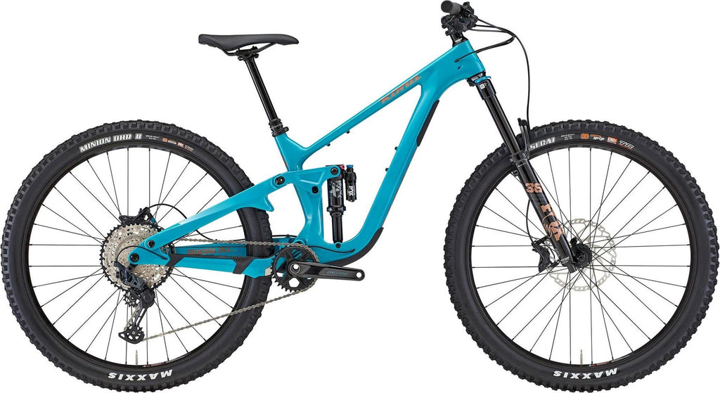 VTT Tout-Suspendu Kona Process 153 CR Shimano 12V 29'' Turquoise Viridian