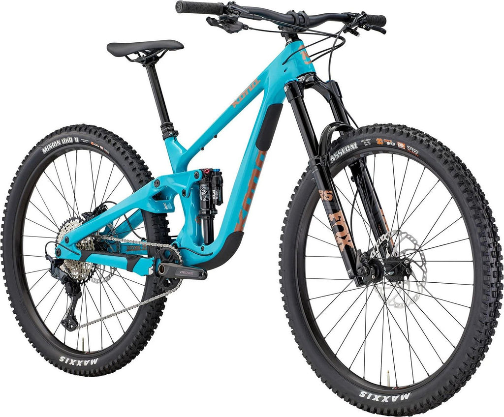 VTT Tout-Suspendu Kona Process 153 CR Shimano 12V 29'' Turquoise Viridian