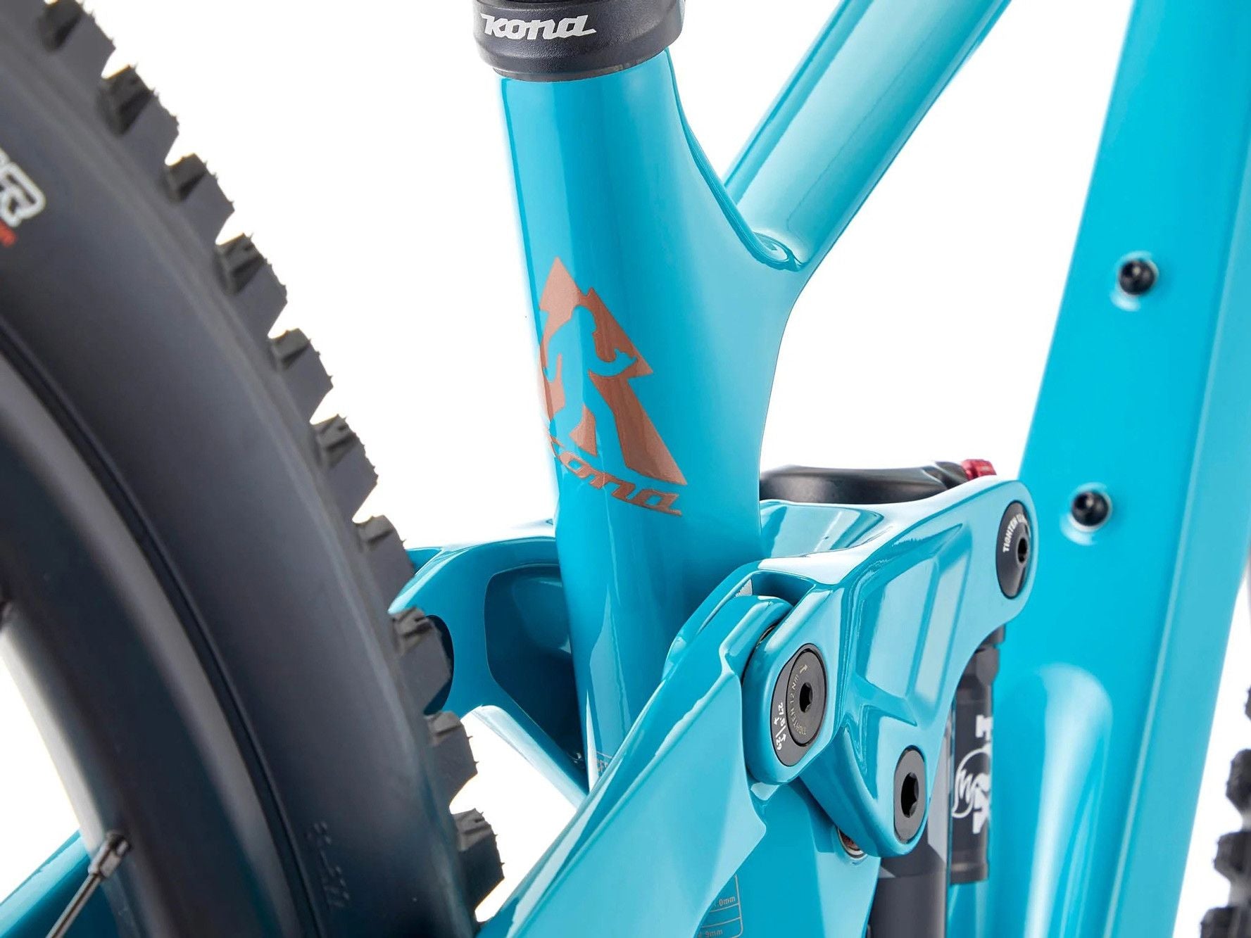 VTT Tout-Suspendu Kona Process 153 CR Shimano 12V 29'' Turquoise Viridian