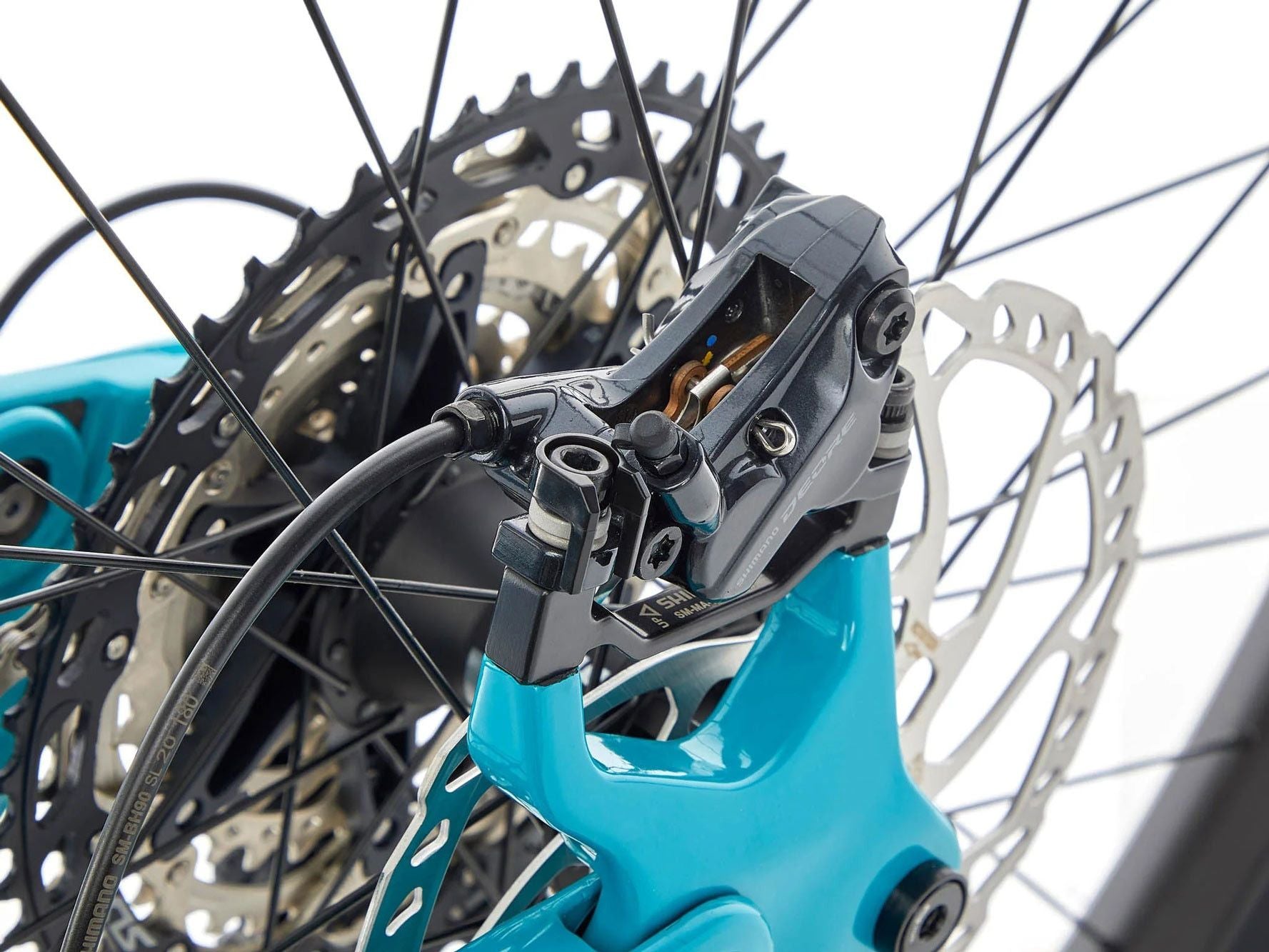 VTT Tout-Suspendu Kona Process 153 CR Shimano 12V 29'' Turquoise Viridian
