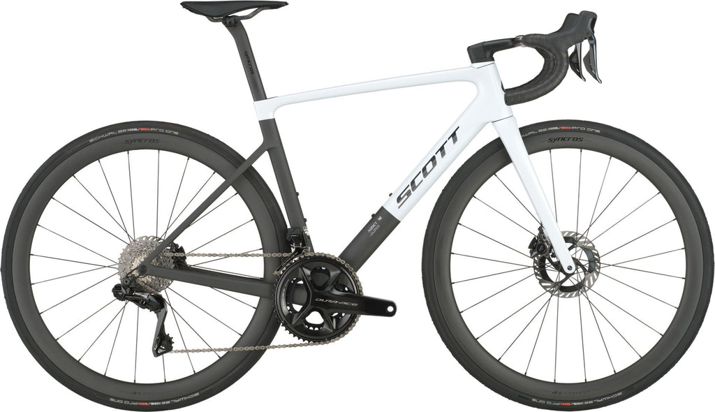 Vélo de Route Scott Addict RC Pro Shimano Dura-Ace Di2 12V 700 mm Blanc/Noir 2026