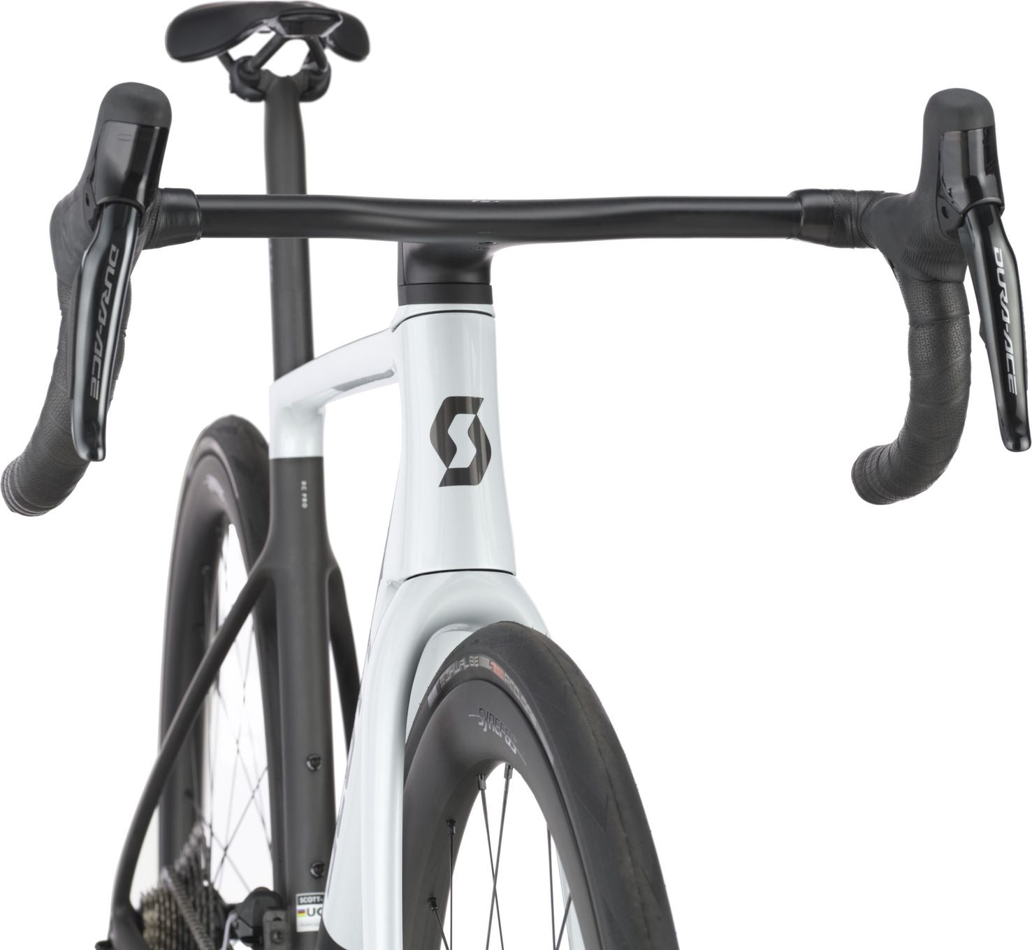 Vélo de Route Scott Addict RC Pro Shimano Dura-Ace Di2 12V 700 mm Blanc/Noir 2026