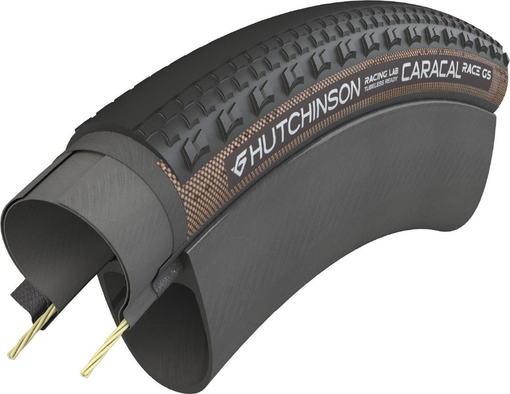 Pneu Gravel Hutchinson Caracal Race GS Racing Lab 700 mm Tubeless Ready Souple Gridskin Mach Tread 3.0 SwiftEasy