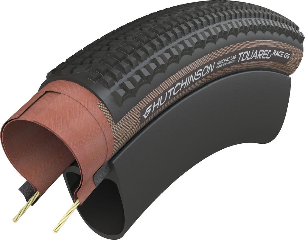 Pneu Gravel Hutchinson Touareg Race GS Racing Lab 700 mm Tubeless Ready Souple Gridskin Mach Tread 3.0