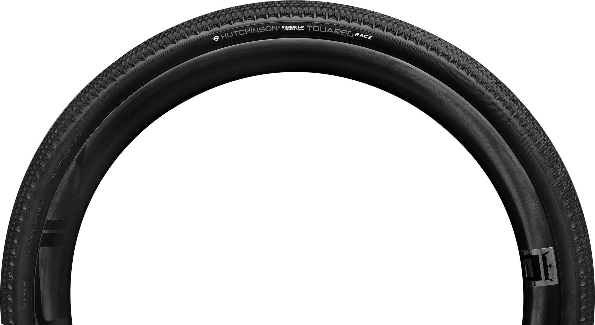 Pneu Gravel Hutchinson Touareg Race Racing Lab 700 mm Tubeless Ready Souple SwiftEasy Mach Tread 3.0 Noir
