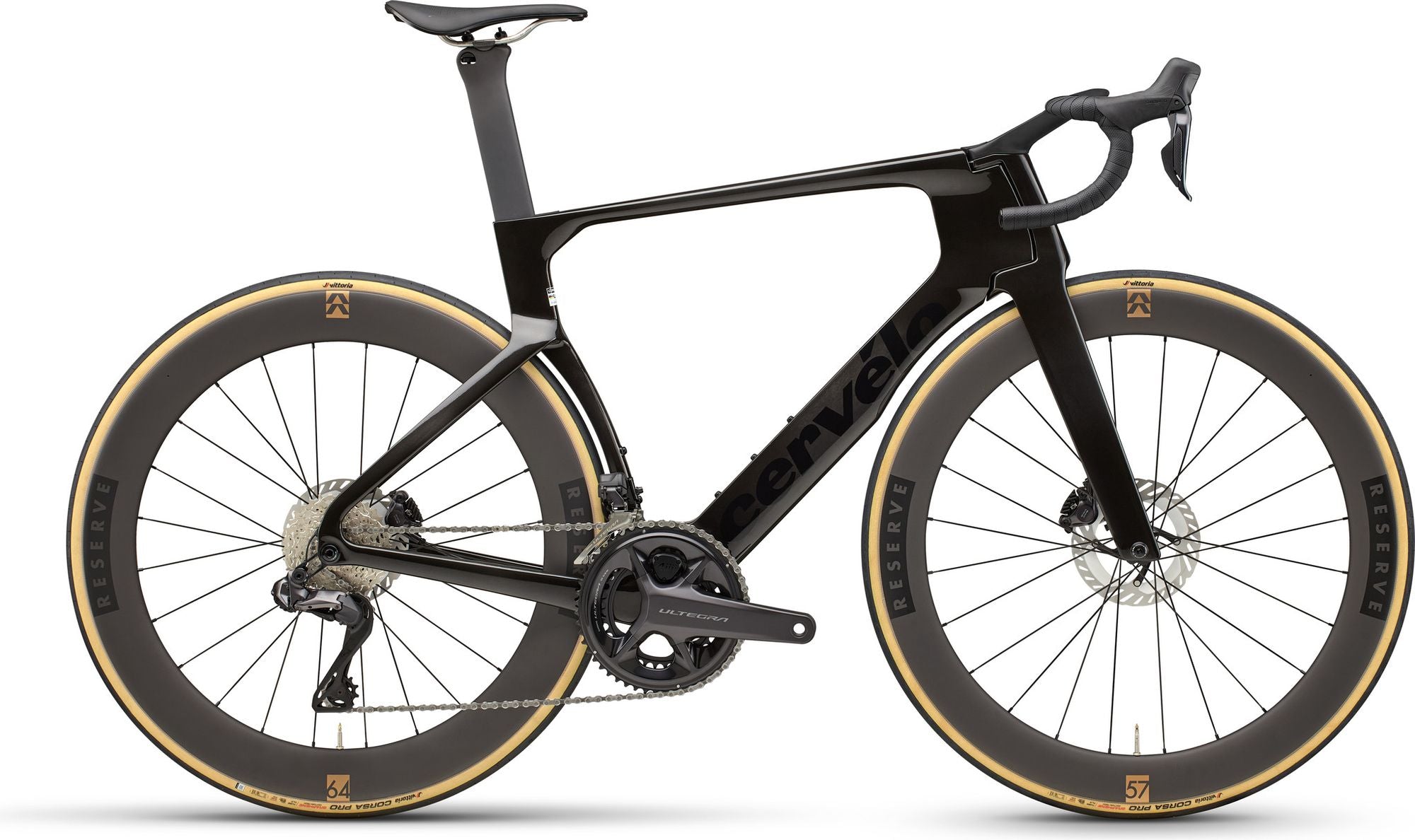 Vélo de Route Cervélo S5 Shimano Ultegra Di2 12V 700 mm Noir 2026