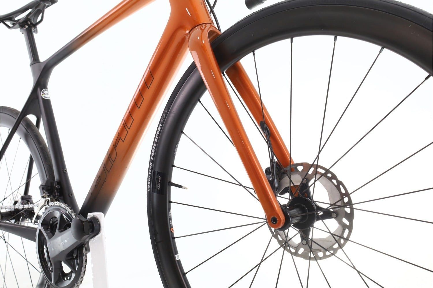 Produit reconditionné · Giant TCR Advanced Di2 12V · Orange / Vélo de route | Très bon état