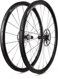 Paire de roues carbone route – MaKadamm legacy 35 disc héritage édition à pneus – 977 gr la paire – centerlock – axe 12x100 | 12x142