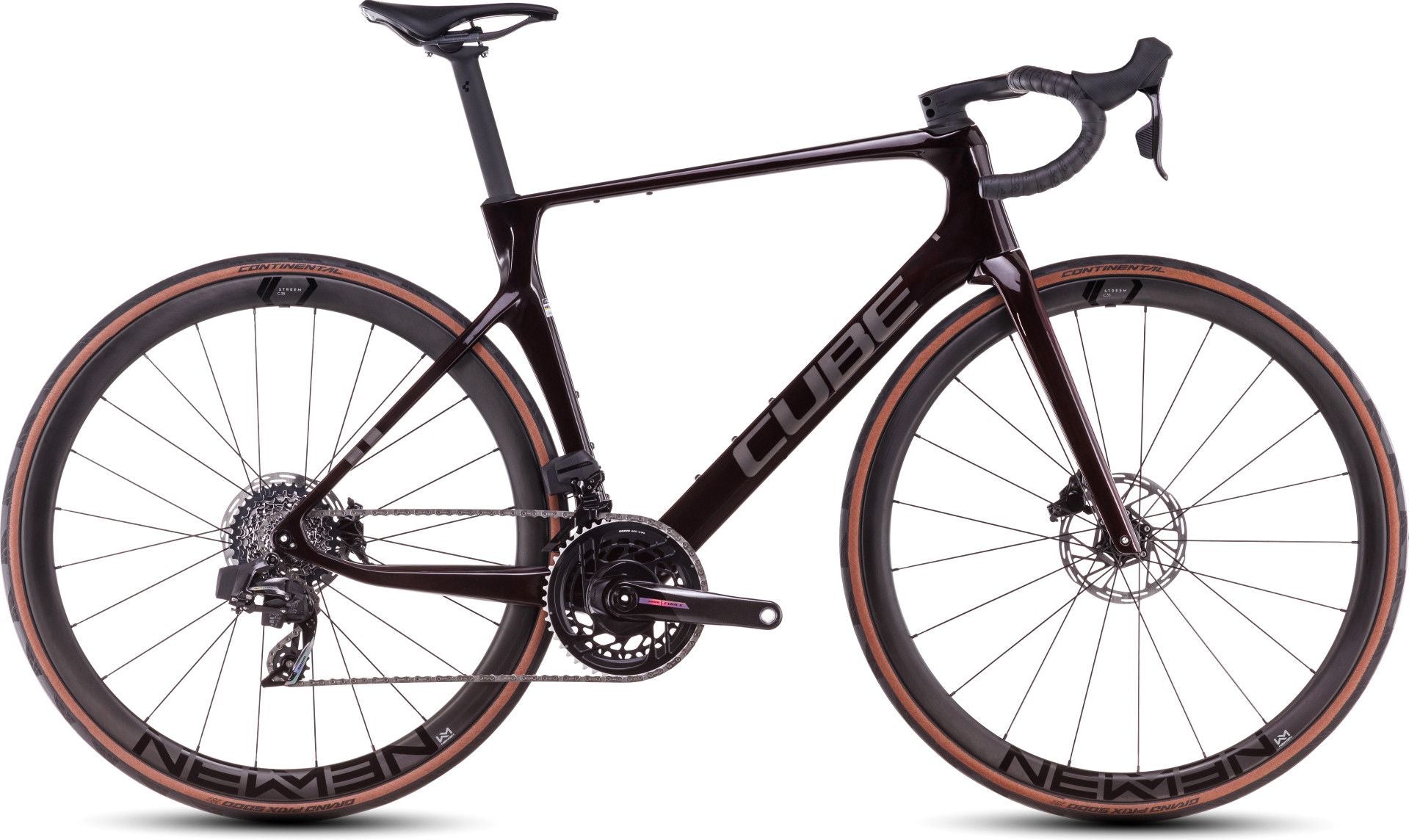 Vélo de Route Cube Agree C:62 SLX Sram Force eTap AXS 12V 700 mm Rouge Liquid 2025 T.56 174/185cm - Vélo d'Exposition