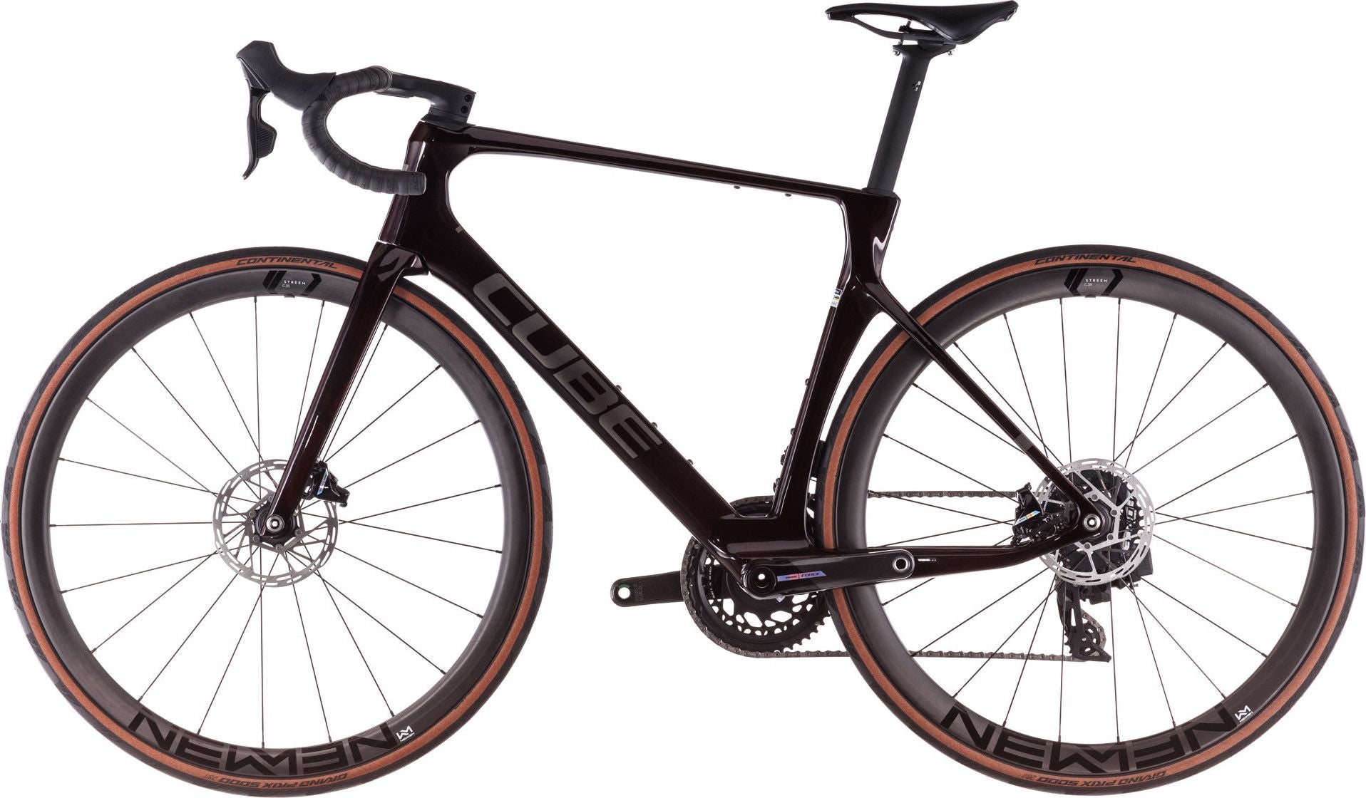 Vélo de Route Cube Agree C:62 SLX Sram Force eTap AXS 12V 700 mm Rouge Liquid 2025 T.56 174/185cm - Vélo d'Exposition