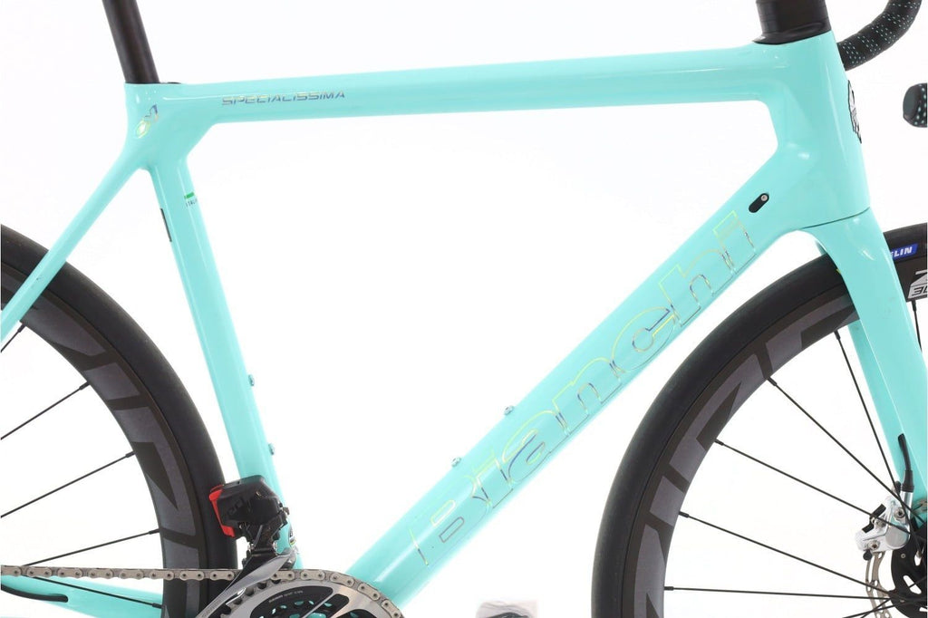 Produit reconditionné · Bianchi Specialissima AXS 12V · Bleu / Vélo de route | Très bon état