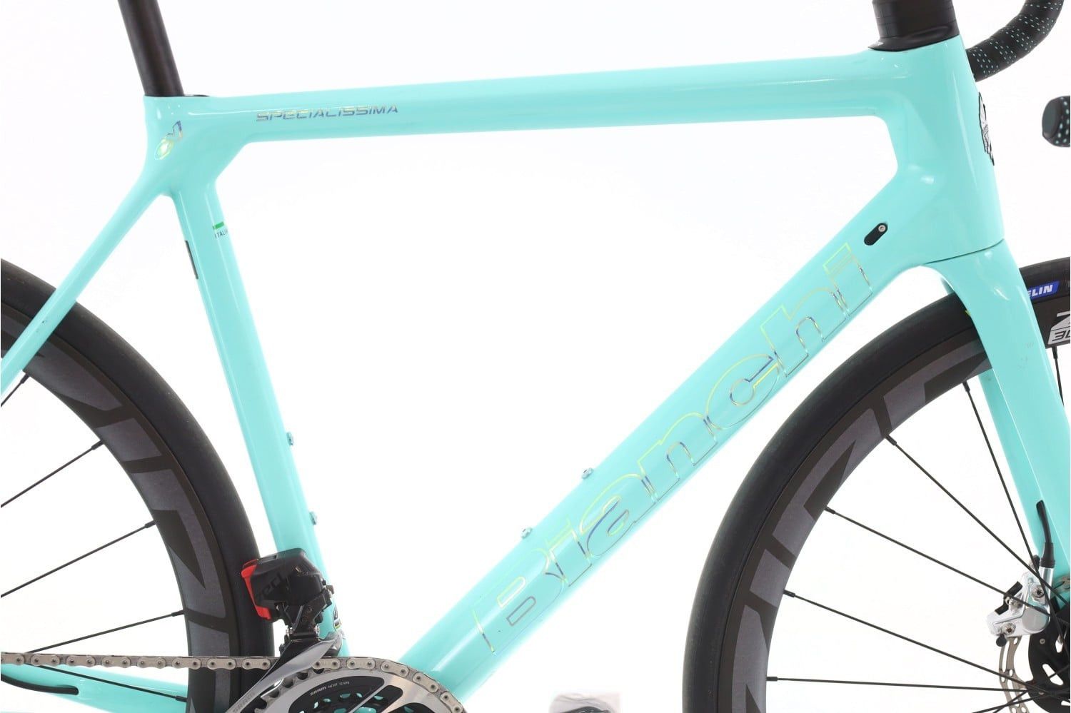 Produit reconditionné · Bianchi Specialissima AXS 12V · Bleu / Vélo de route | Très bon état