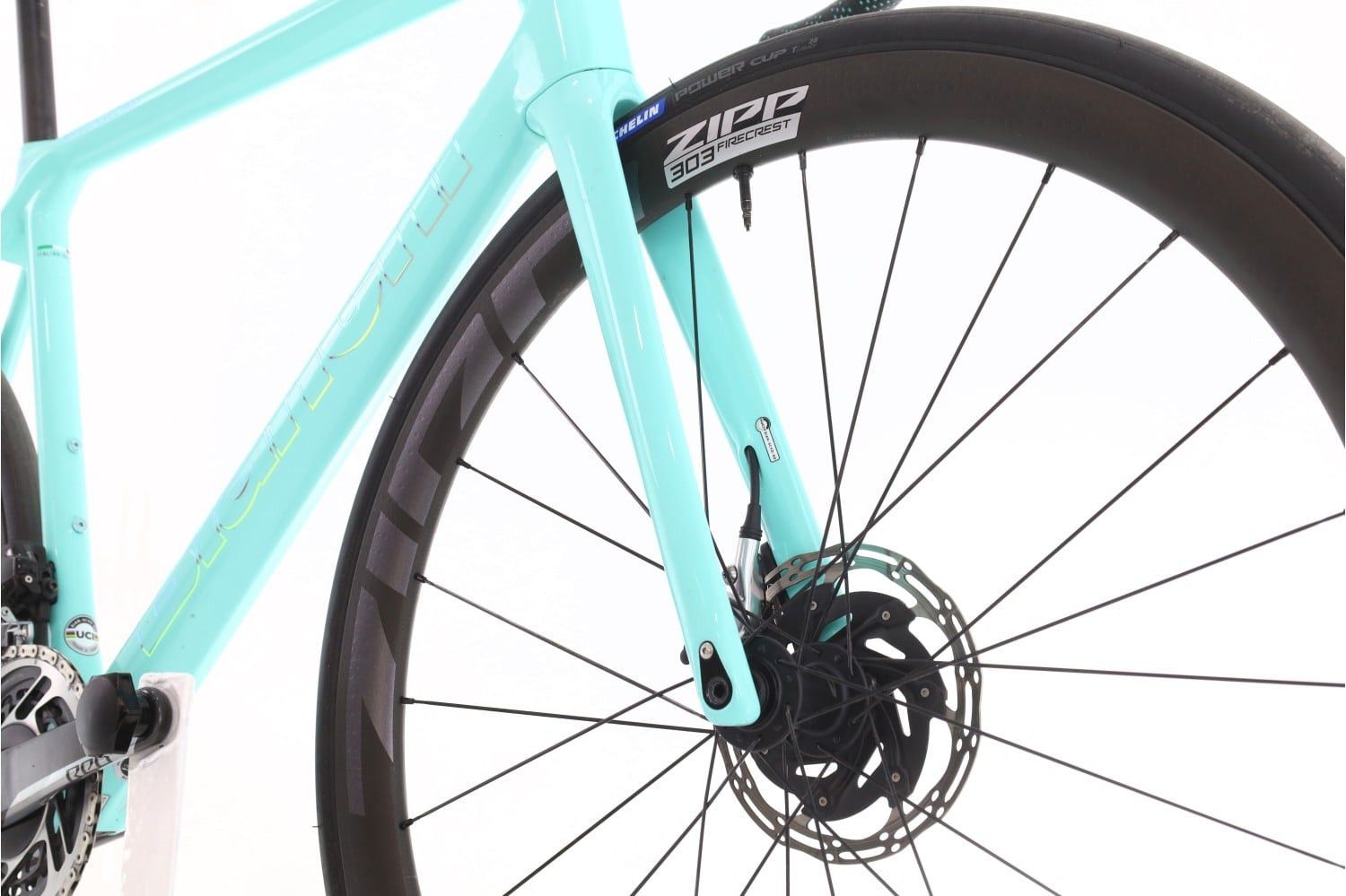 Produit reconditionné · Bianchi Specialissima AXS 12V · Bleu / Vélo de route | Très bon état
