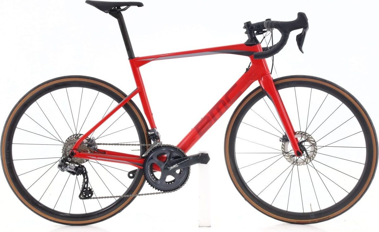 Produit reconditionné · BMC RoadMachine 02 Di2 11V · Rouge / Vélo de route | Très bon état