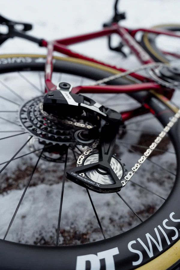 Chape de Dérailleur Ceramicspeed OSPW X Alpha pour Sram XPLR E1 13V Argent
